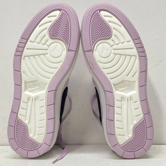 Nike Pink and Black Sneakers Air Jordan 1 Low - Picture 6 of 7